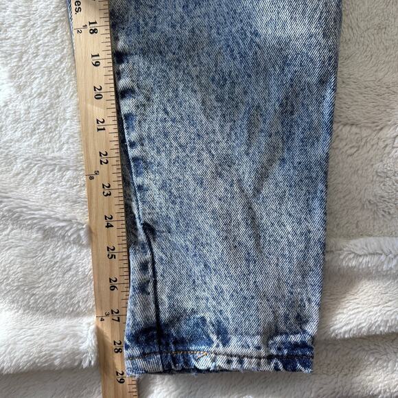 Vintage Chic women’s jeans sz 5 acid washed high waisted mom pleats Rav Retro - Picture 8 of 9